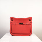 Hermes Jypsiere 28 Bougainvillier Clemence Leather Crossbody Bag