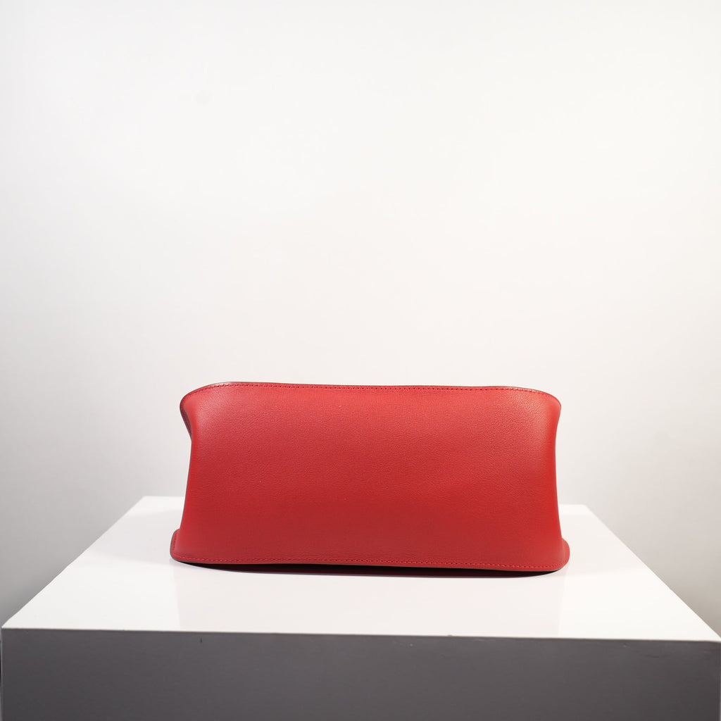 Hermes Jypsiere 28 Bougainvillier Clemence Leather Crossbody Bag