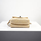 Chanel Beige Ultimate Stitch Mini Flap / Wallet on Chain (WOC)