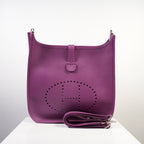 Hermes Evelyne ||| 33 Crossbody Bag in Anemone purple (Epsom) (GM) (dustbag)