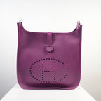 Hermes Evelyne ||| 33 Crossbody Bag in Anemone purple (Epsom) (GM) (dustbag)