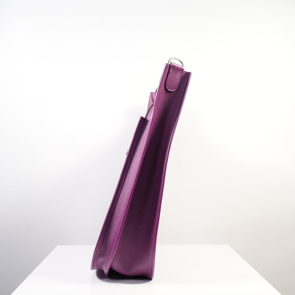 Hermes Evelyne ||| 33 Crossbody Bag in Anemone purple (Epsom) (GM) (dustbag)