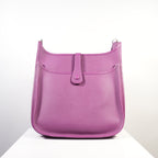 Hermes Evelyne ||| 33 Crossbody Bag in Anemone purple (Epsom) (GM) (dustbag)