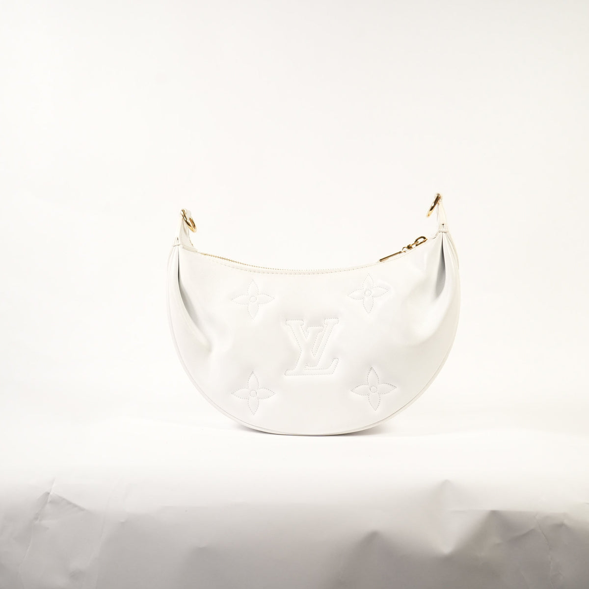Louis Vuitton White Over The Moon Bubblegram W/2 Straps Full Set (2022)