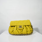 Chanel Mini Chain Around Messenger Bag in Neon Green Lambskin (2012)