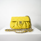 Chanel Mini Chain Around Messenger Bag in Neon Green Lambskin (2012)