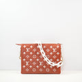 Louis Vuitton Coussin PM (Full Set) in Terracotta Monogram Embossed Lambskin (2 straps