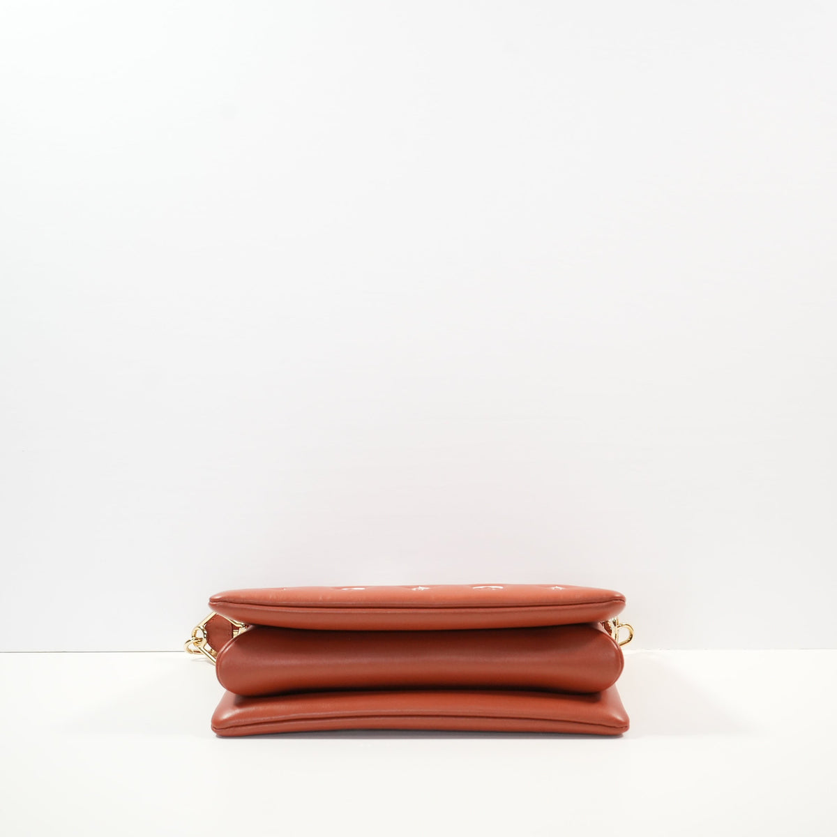 Louis Vuitton Coussin PM (Full Set) in Terracotta Monogram Embossed Lambskin (2 straps