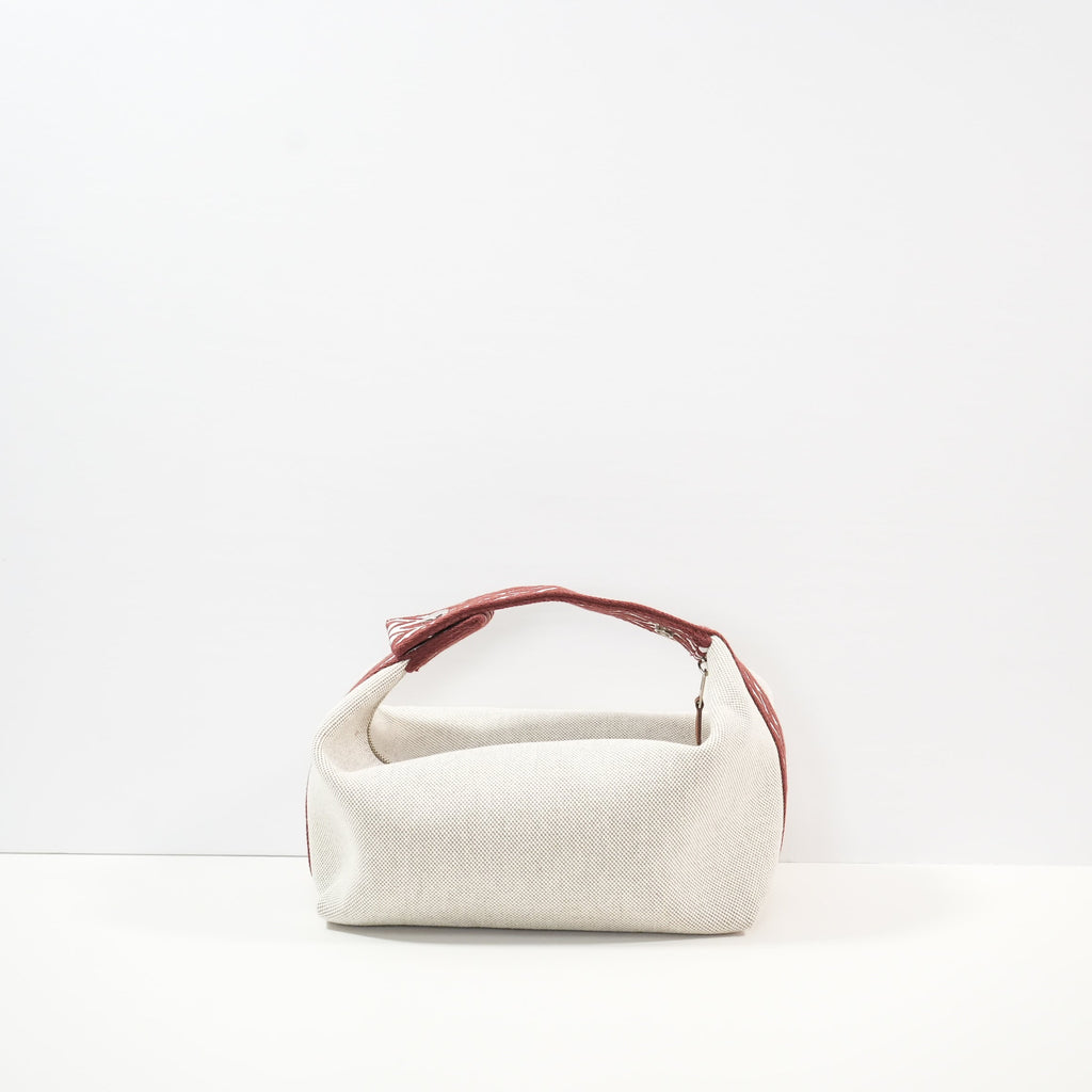 Hermes Canvas Bride-a-Brac Pouch