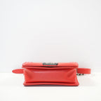 Chanel Vibrant Red Rare Galuchat (Stingray) Boy Bag