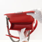 Chanel Vibrant Red Rare Galuchat (Stingray) Boy Bag