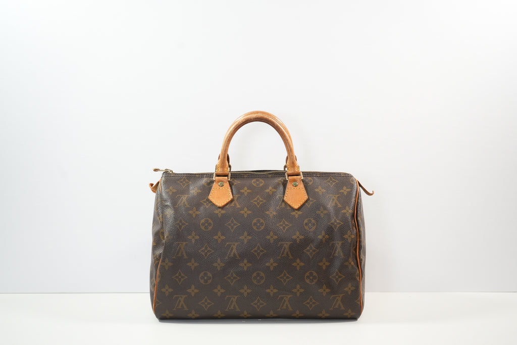 Louis Vuitton Monogram 30 Speedy W/Lock