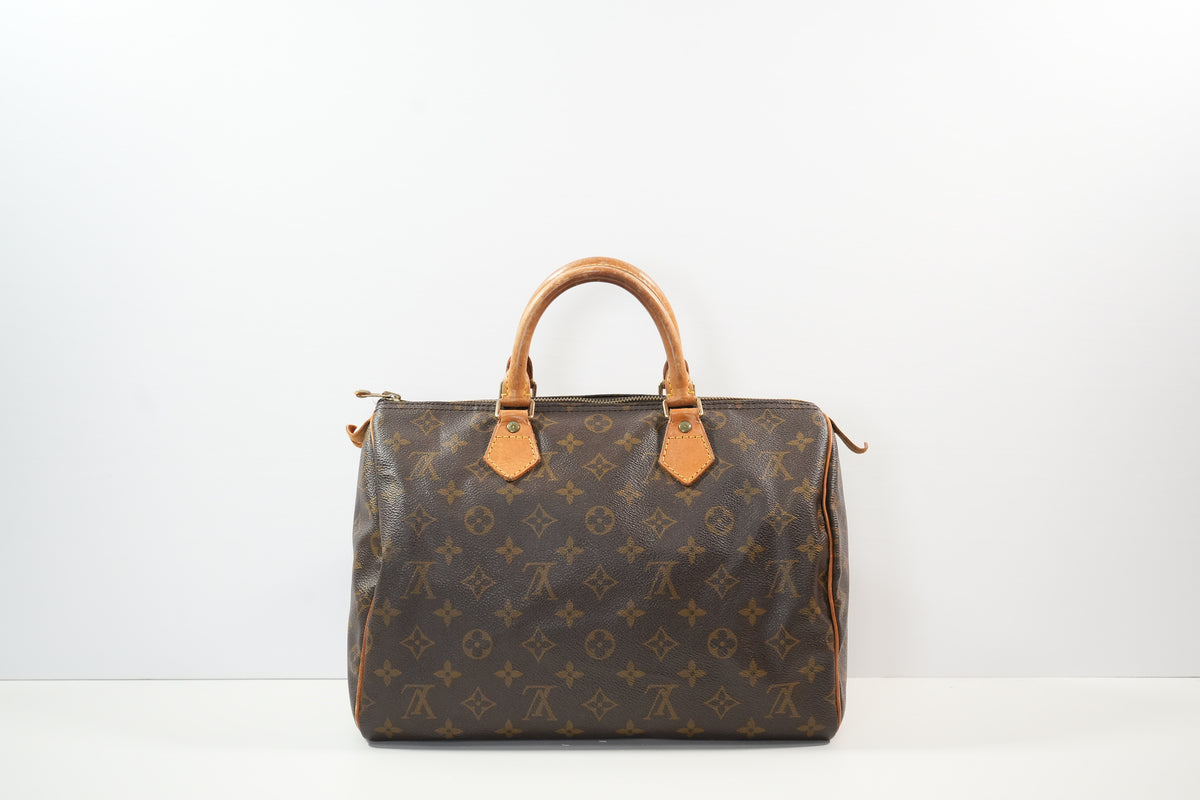 Louis Vuitton Monogram 30 Speedy W/Lock