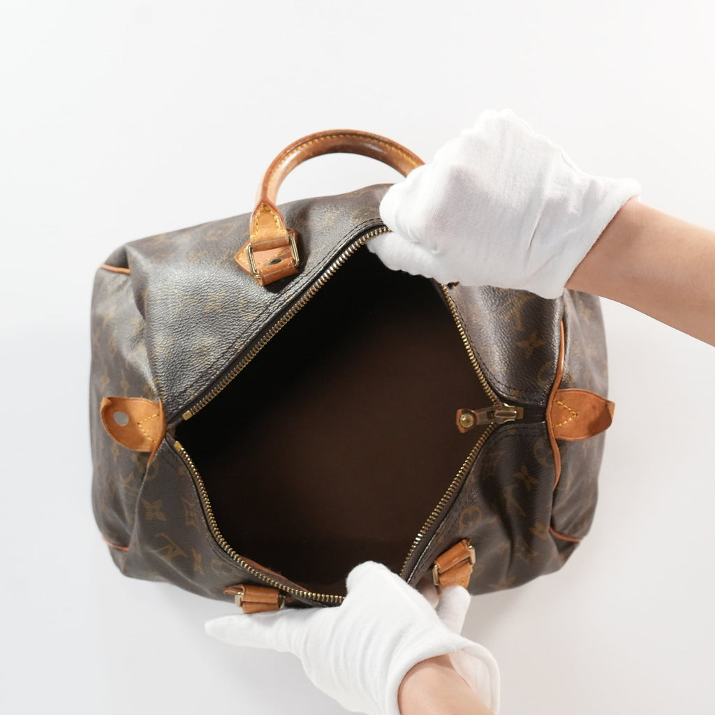 Louis Vuitton Monogram 30 Speedy W/Lock