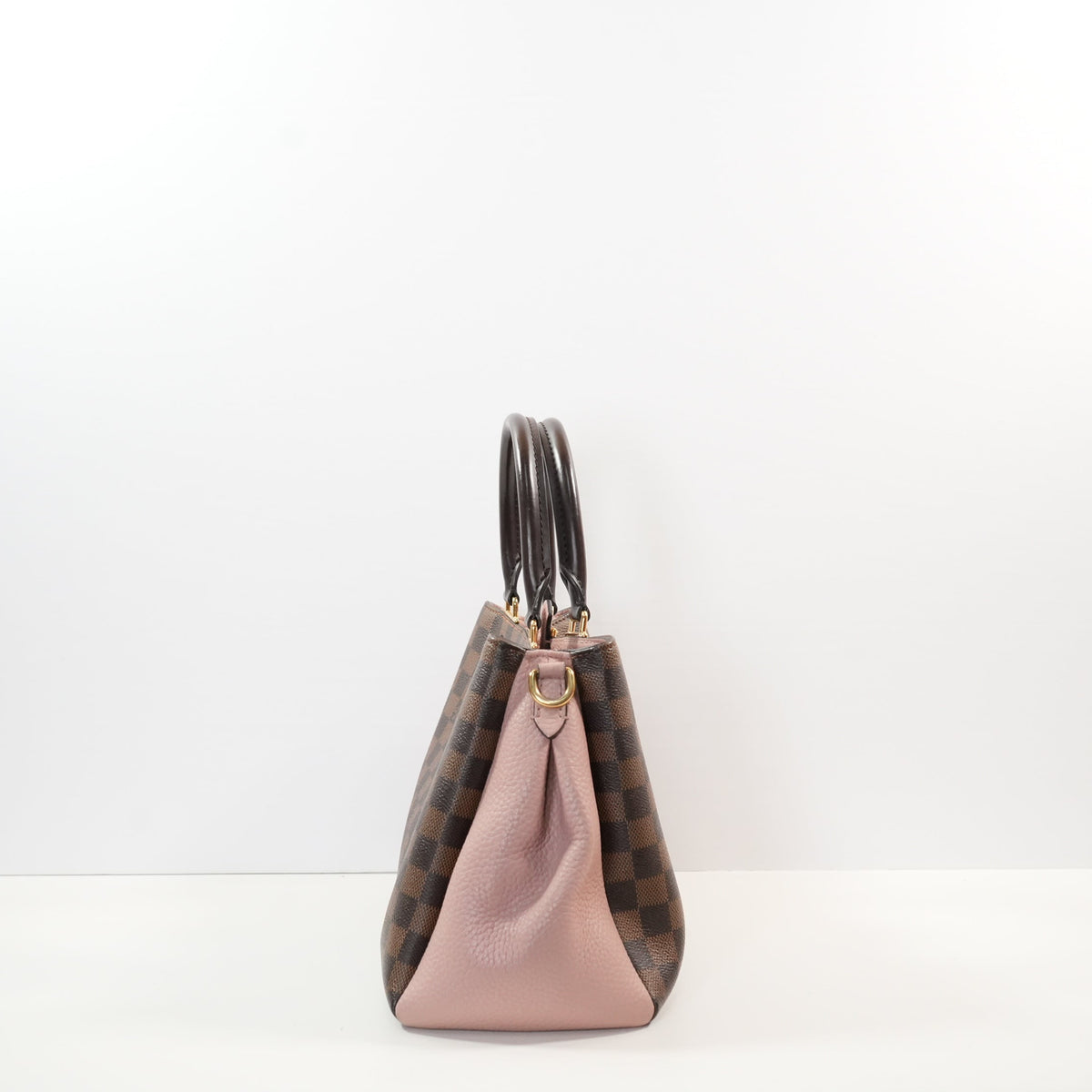 Louis Vuitton Magnolia and Damier Ebene Canvas Colorway Brittany Bag
