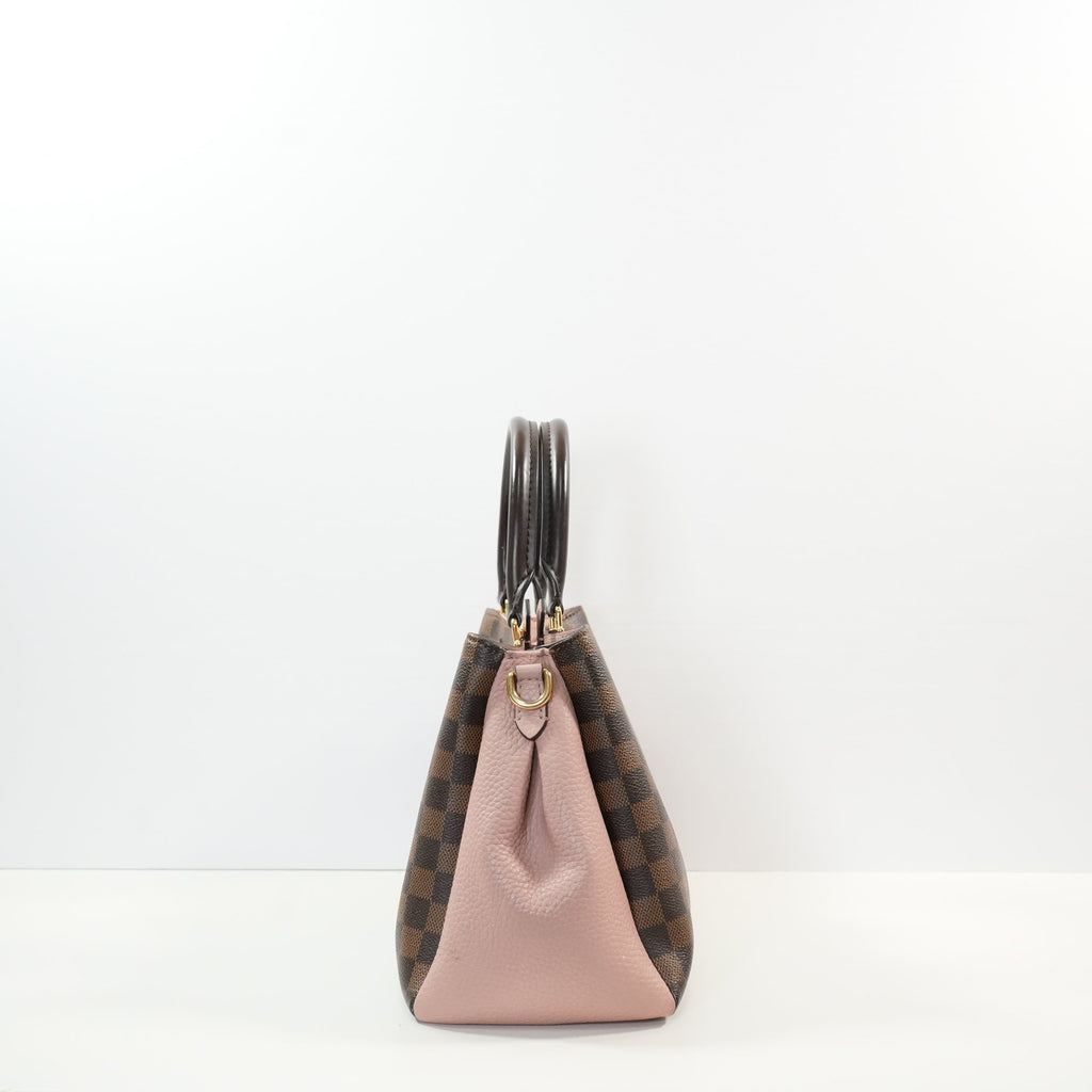 Louis Vuitton Magnolia and Damier Ebene Canvas Colorway Brittany Bag