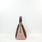 Louis Vuitton Magnolia and Damier Ebene Canvas Colorway Brittany Bag