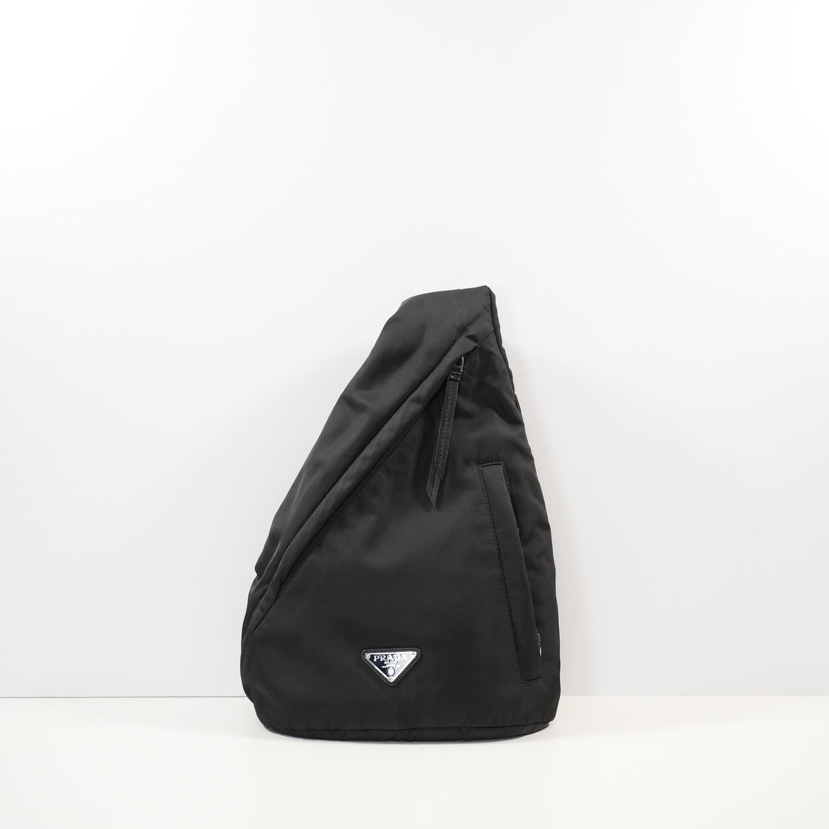 Prada Re-Nylon and Leather Sling Crossbody Backpack (dust bag)