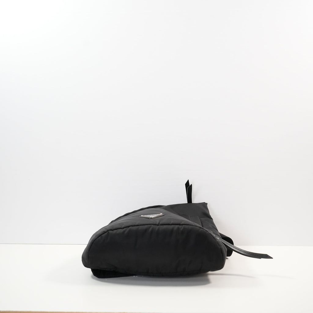 Prada Re-Nylon and Leather Sling Crossbody Backpack (dust bag)