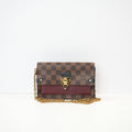 Louis Vuitton Damier Ebene Vavin Wallet on Chain Crossbody (w/ box)