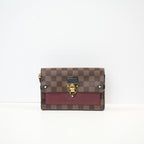 Louis Vuitton Damier Ebene Vavin Wallet on Chain Crossbody (w/ box)