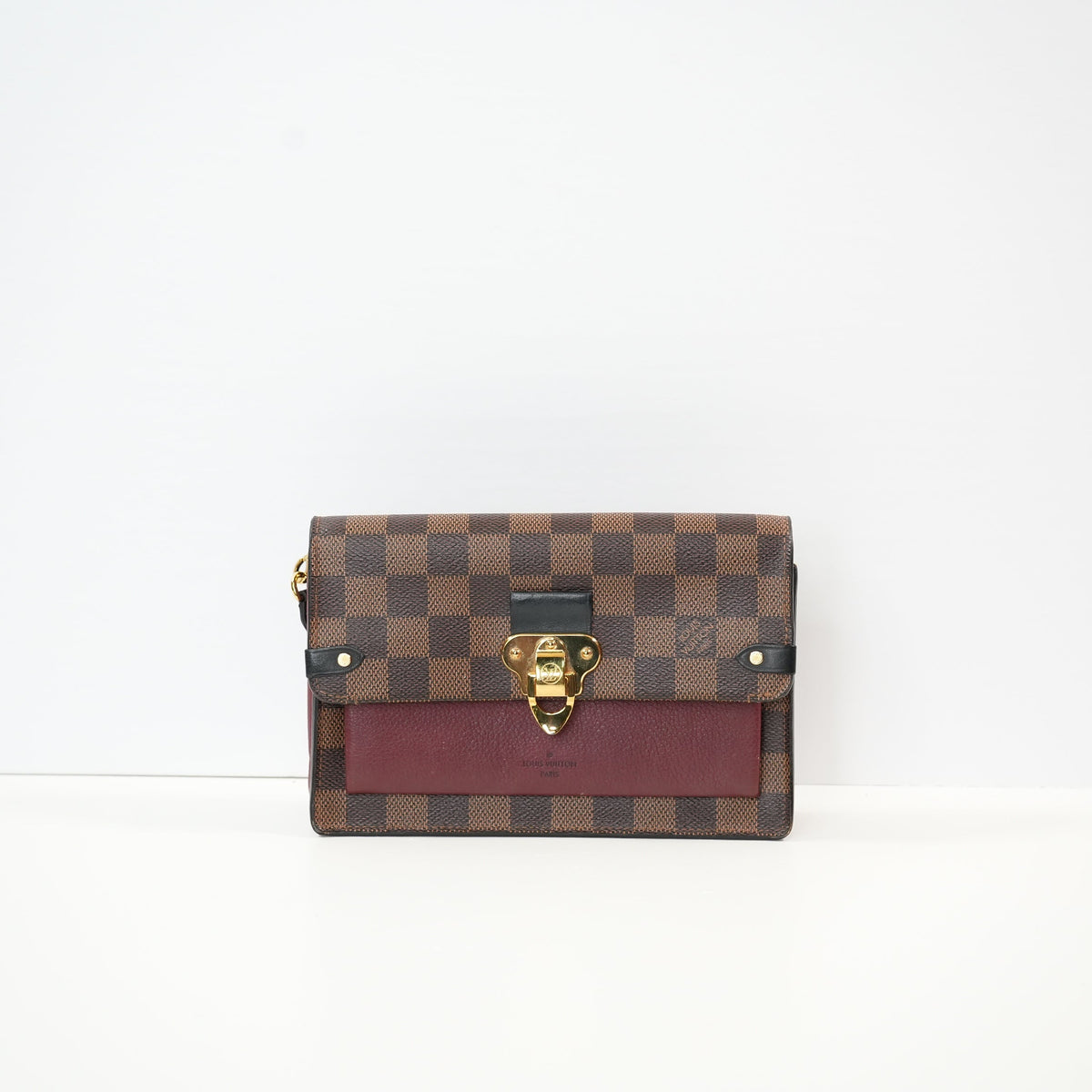 Louis Vuitton Damier Ebene Vavin Wallet on Chain Crossbody (w/ box)