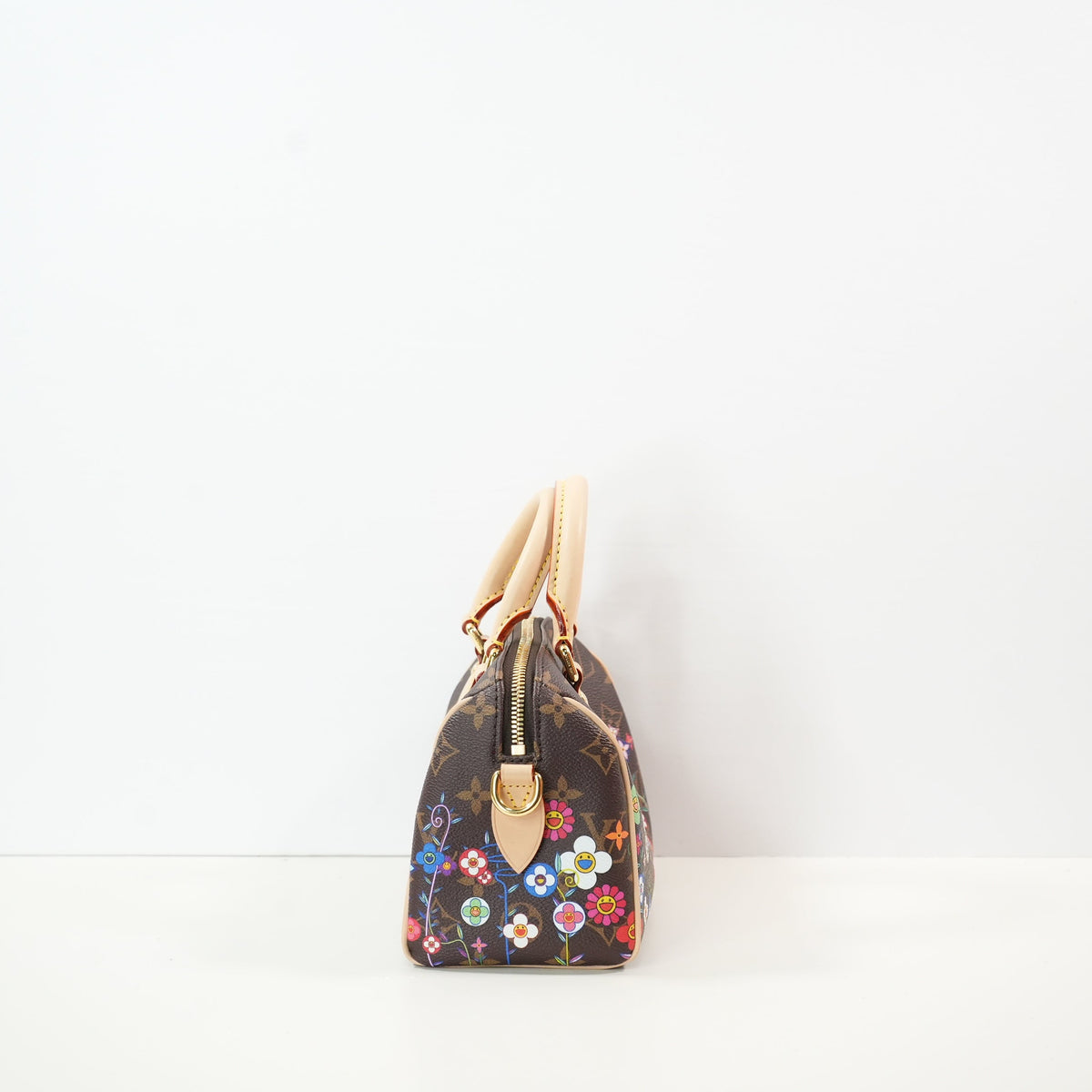 Louis Vuitton x Takashi Murakami Speedy Bandouliere 20 Full Set
