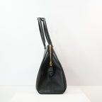 Prada Saffiano Lux Promenade Bag In Black Saffiano Leather (Dustbag)
