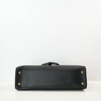 Prada Saffiano Lux Promenade Bag In Black Saffiano Leather (Dustbag)