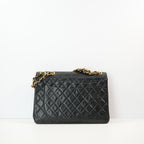 Chanel Black Quilted Lambskin XL Maxi Flap Bag