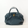 Louis Vuitton Blue Marine Mahina Leather Cirrus MM Bag