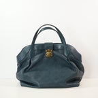 Louis Vuitton Blue Marine Mahina Leather Cirrus MM Bag