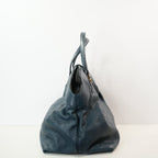 Louis Vuitton Blue Marine Mahina Leather Cirrus MM Bag