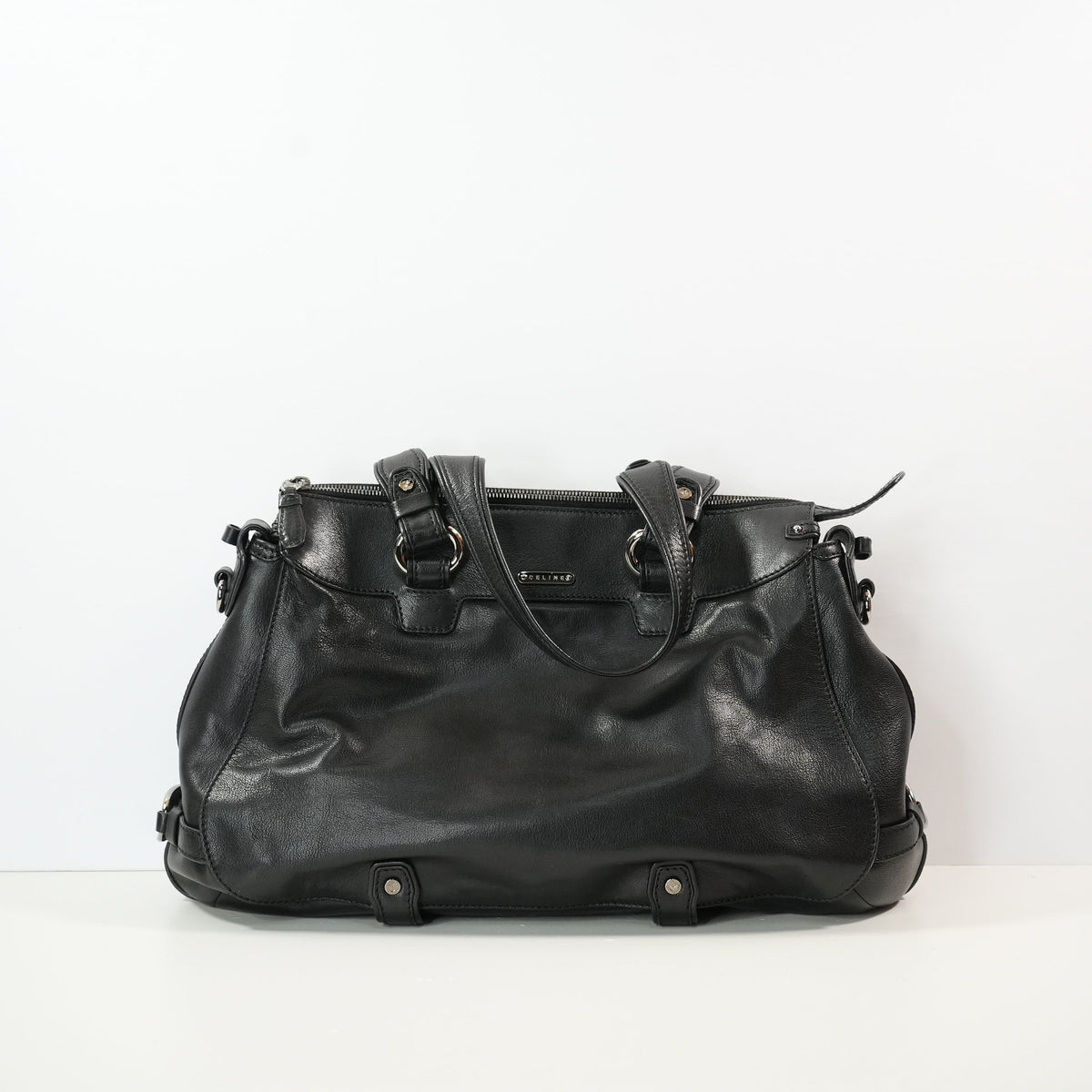 Celine Black Out Shoulder Bag