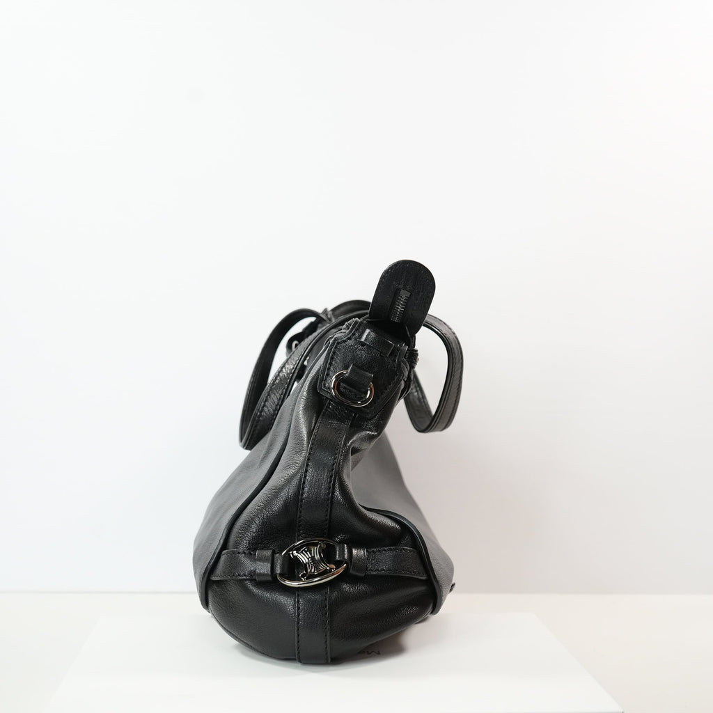 Celine Black Out Shoulder Bag