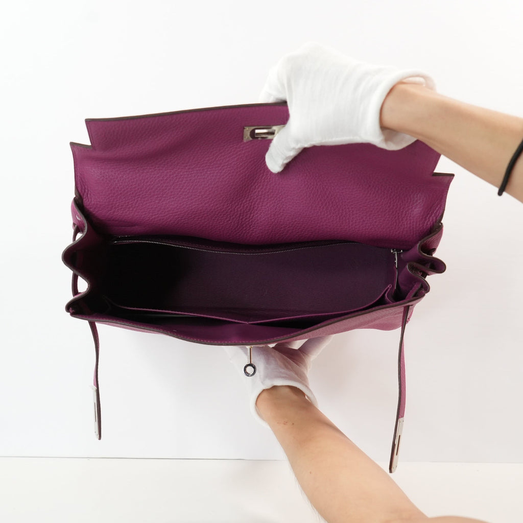 Hermes Kelly 35 Retourne in Tosca Togo Leather (O/2011)