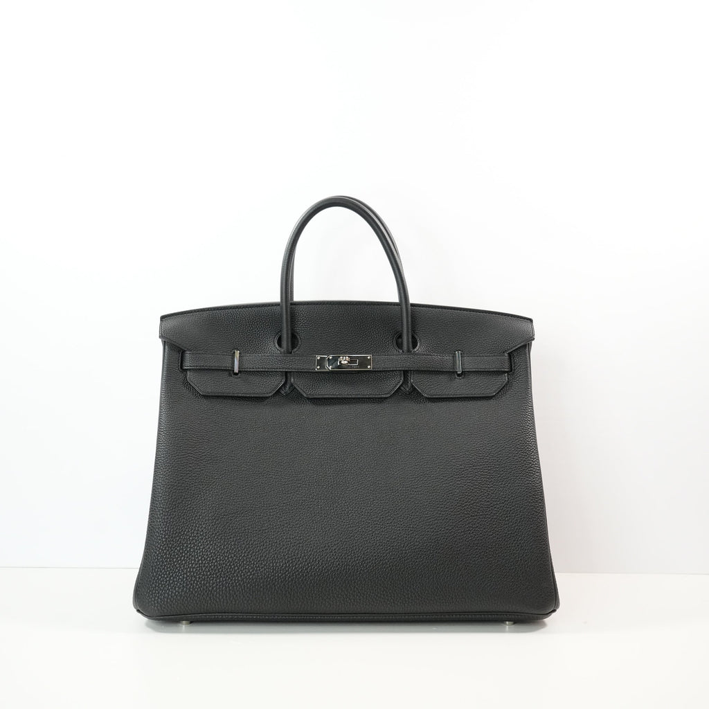 Hermes Birkin 40 in Black Togo Leather (Full Set) (X/2016)
