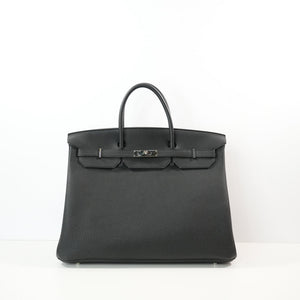 Hermes Birkin 40 in Black Togo Leather (Full Set) (X/2016)