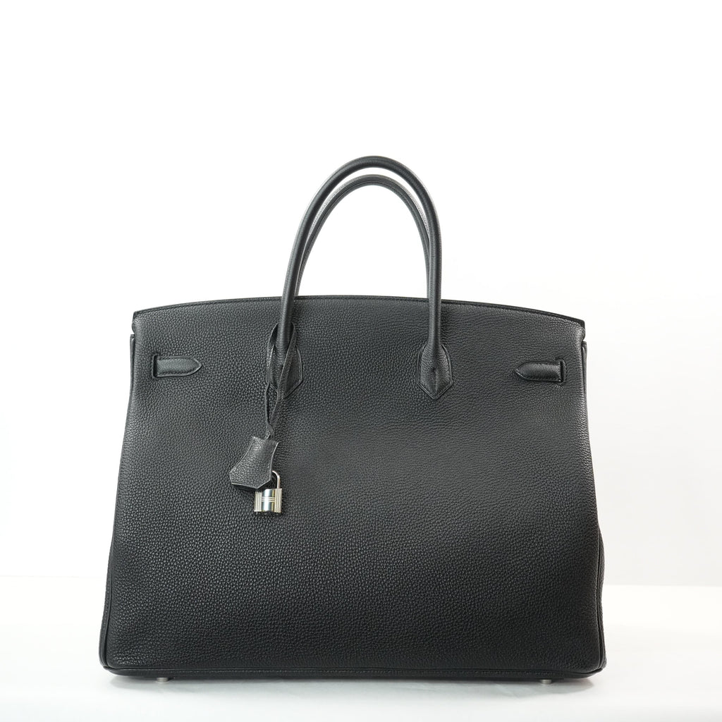 Hermes Birkin 40 in Black Togo Leather (Full Set) (X/2016)