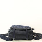 Chanel Midnight Dark Blue Sparkle Astronaut Essentials Backpack ( Full Set)