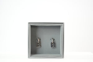 Balenciaga Silver Earrings Full Set