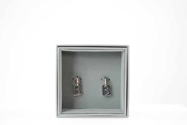 Balenciaga Silver Earrings Full Set