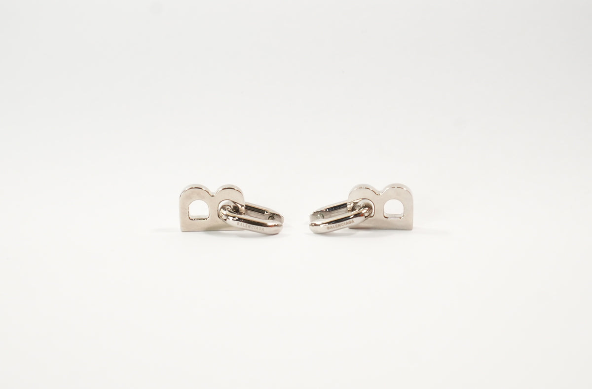 Balenciaga Silver Earrings Full Set