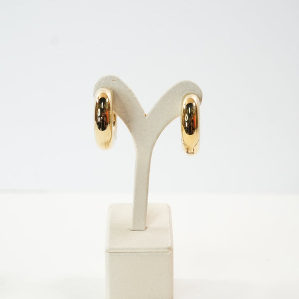 Saint Laurent Chunky gold hoop Earrings, full set