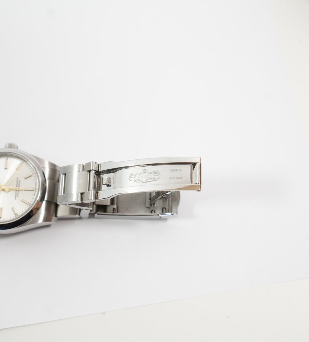 Rolex Oyster Perpetual 34mm White Face Dial (No Box Or Papers)