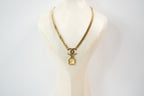 Chanel Interlocking CC Yellow Stone Necklace Full Set