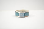 Hermes Heure H Blue Leather Watch 21MM Full Set
