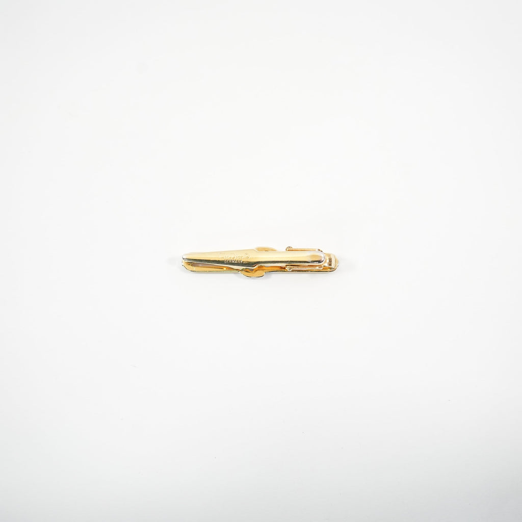 Christian Dior Interlocked two toned clip on brooch