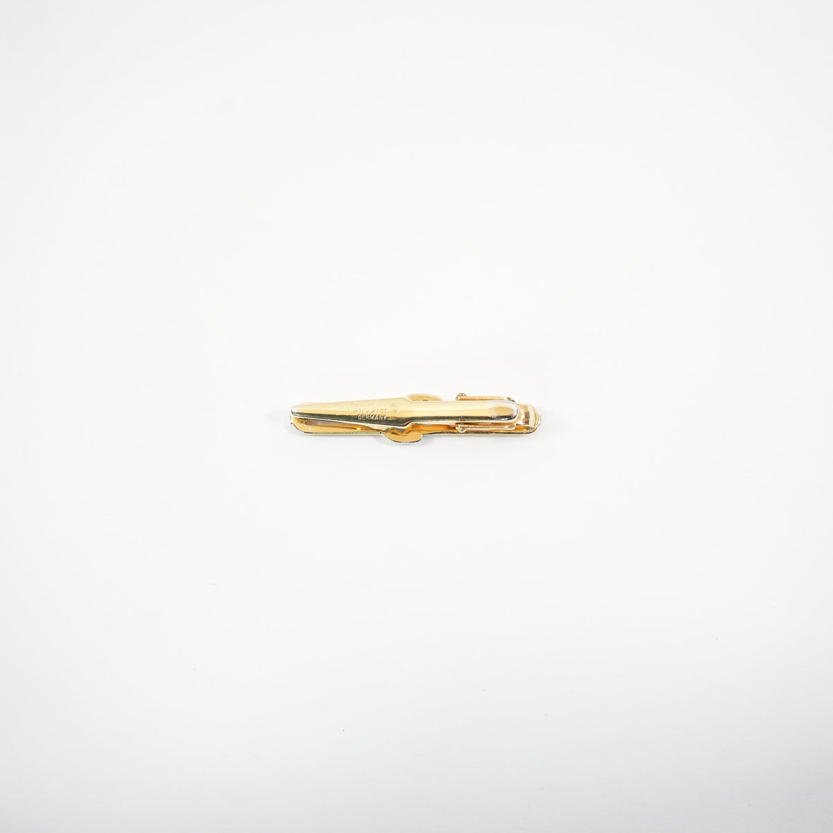 Christian Dior Interlocked two toned clip on brooch