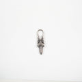 Chrome Hearts Silver Dagger Rounded Zipper Pull Pendant